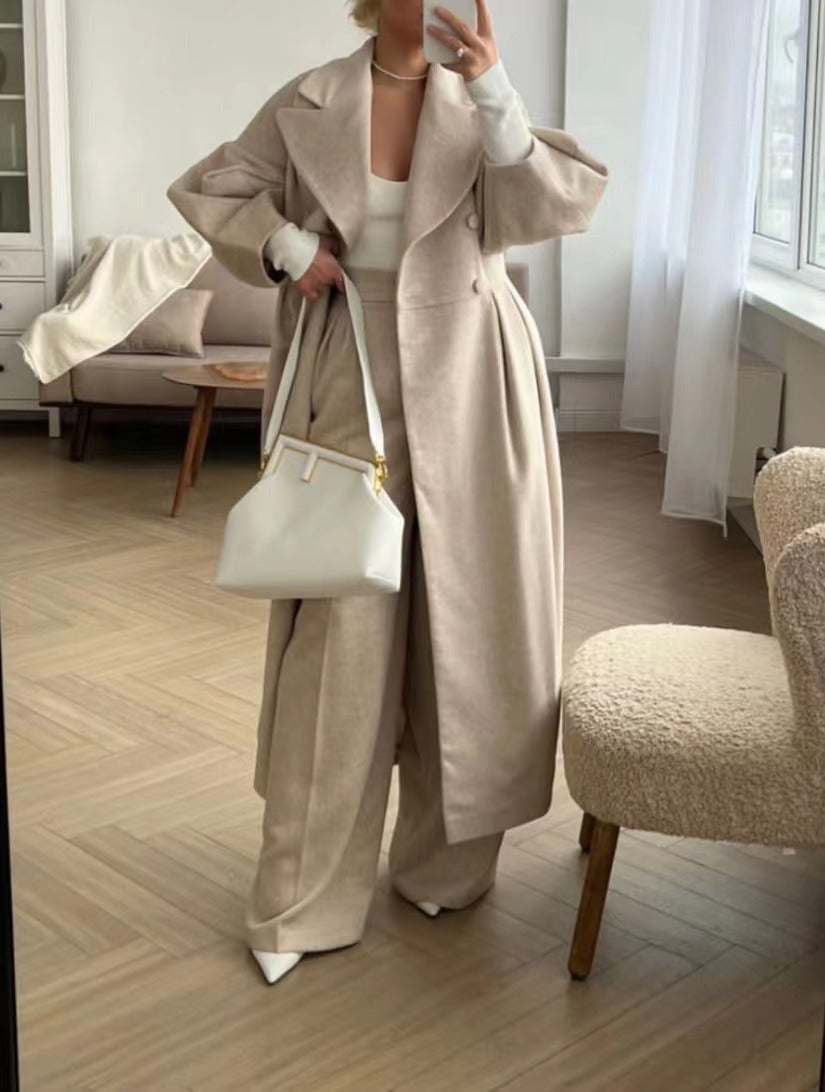 Manteau Long Croisé Femme - Image 11