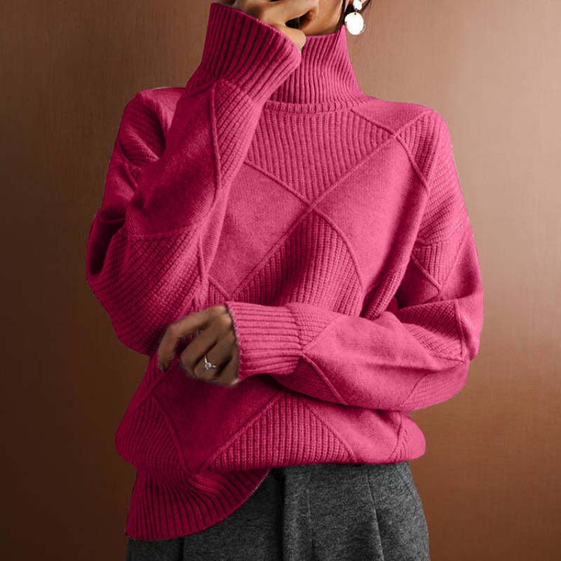 Pull Femme Motif Losanges - Image 11