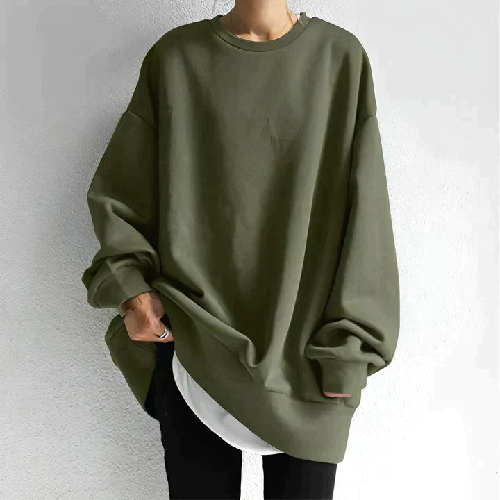 Pull ample à col rond pour femme - Image 3