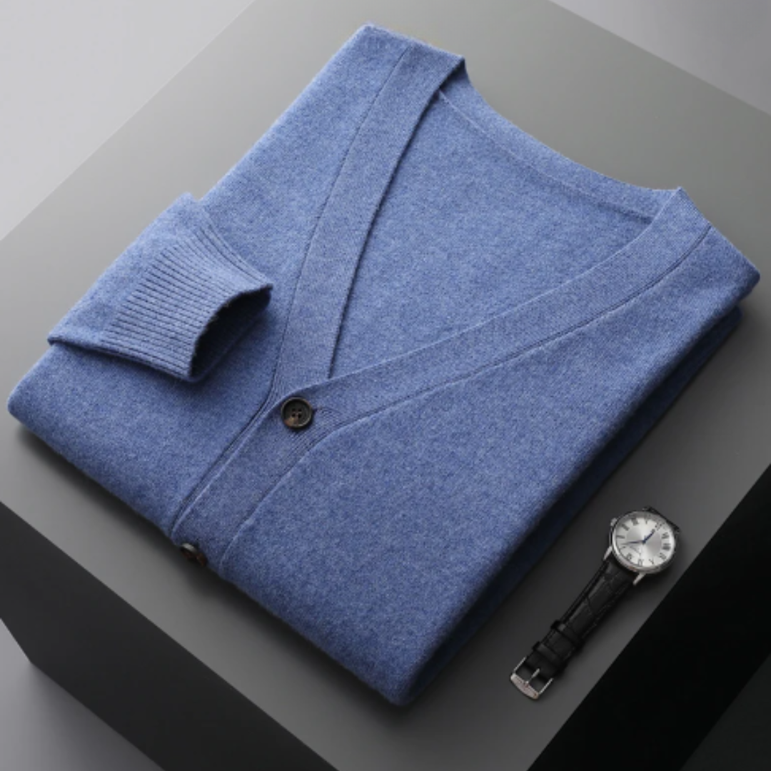 Cardigan Homme Col en V - Image 8