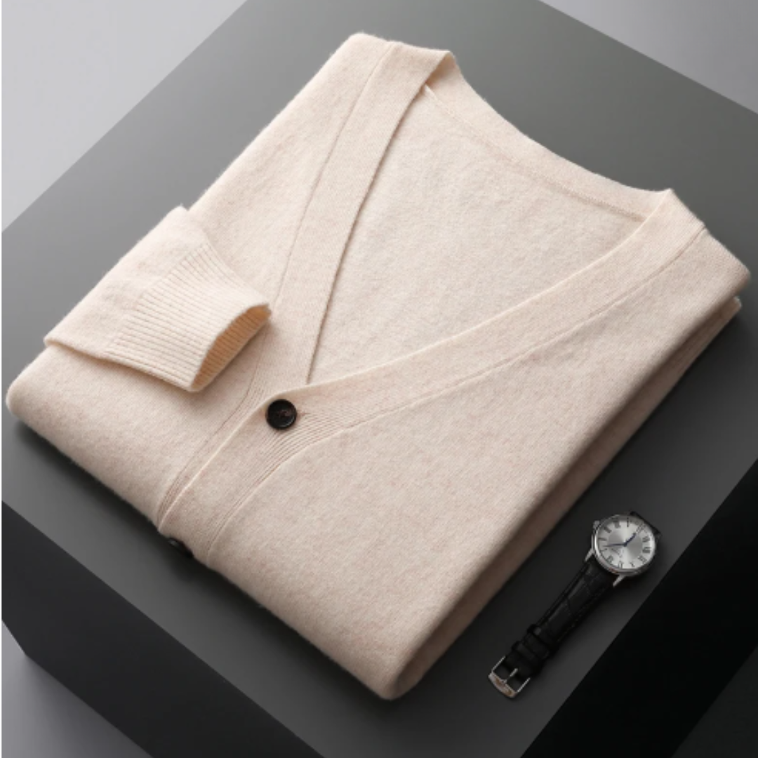 Cardigan Homme Col en V - Image 9