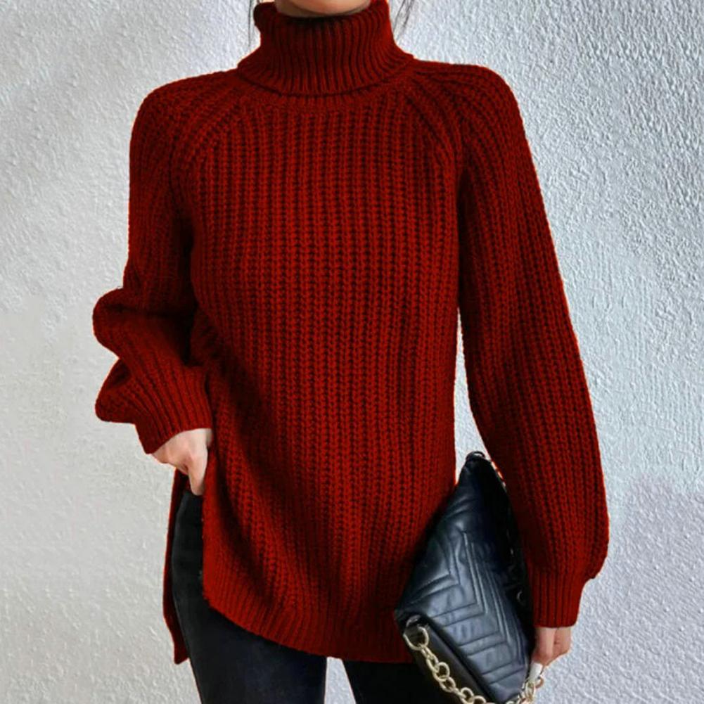 Pull en maille à manches longues pour femme - Image 4
