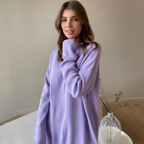 Pull ample à col rond pour femme - Image 15