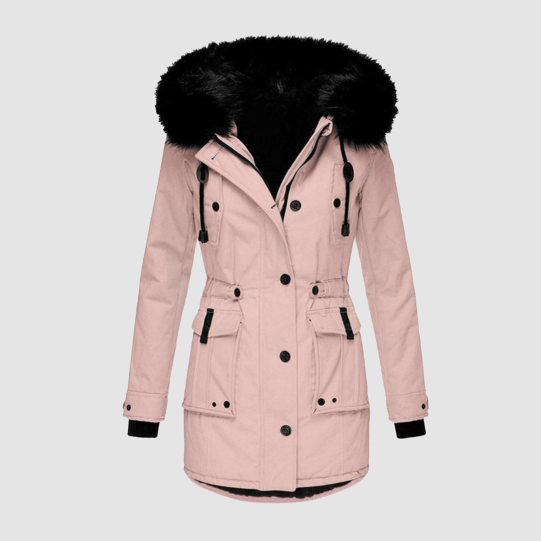 Parka Femme à Capuche en Fourrure - Image 1