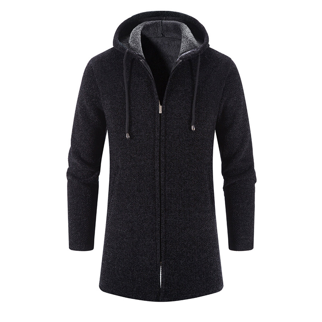 Manteau Long à Capuche pour Homme - Image 4