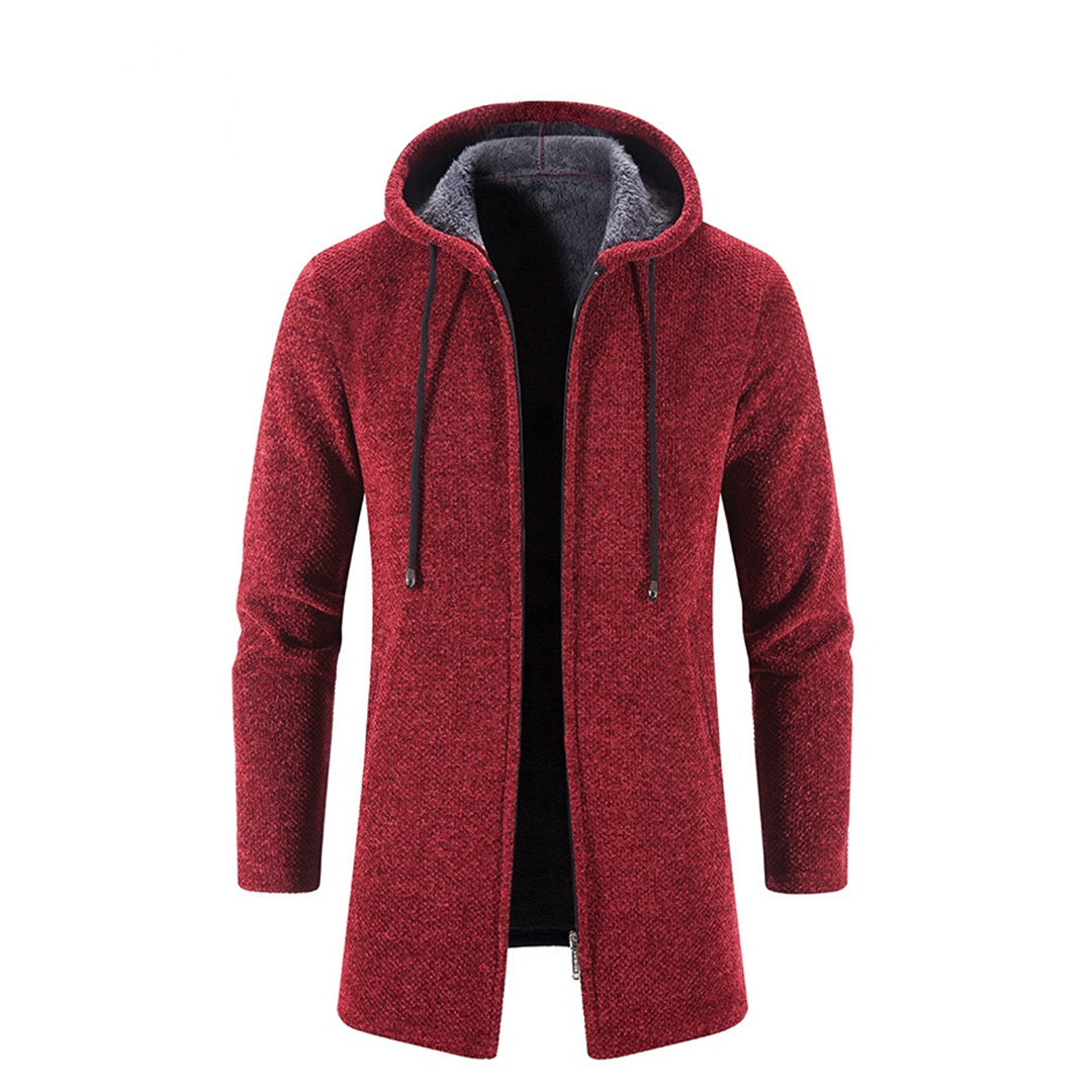 Manteau Long à Capuche pour Homme - Image 18