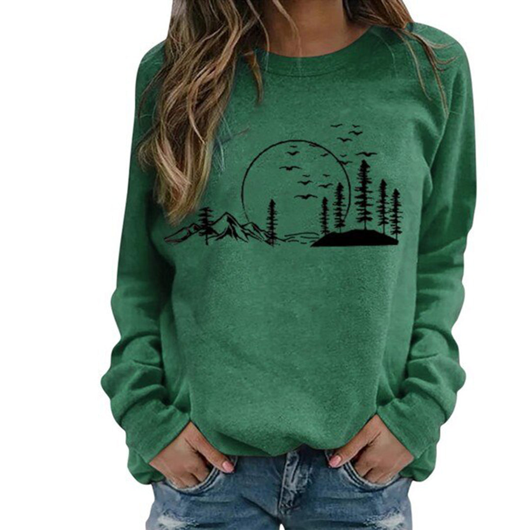 Pull à Manches Longues et Imprimé pour Femme - Image 4