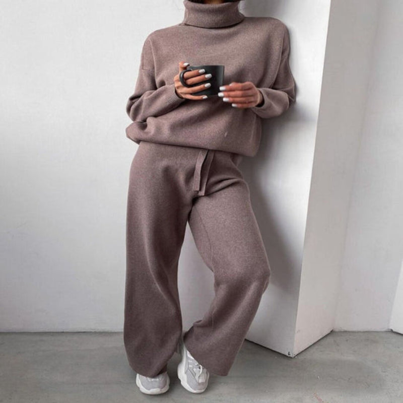 Ensemble pull à jambes larges pour femmes - Image 2