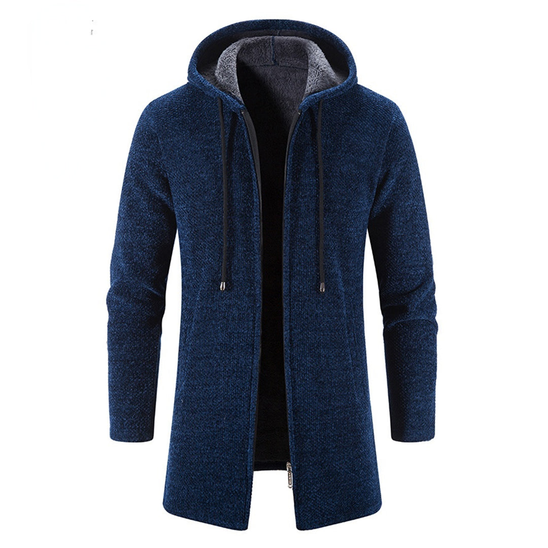Manteau Long à Capuche pour Homme - Image 1