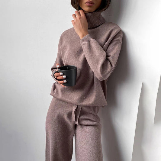 Ensemble pull à jambes larges pour femmes - Image 1