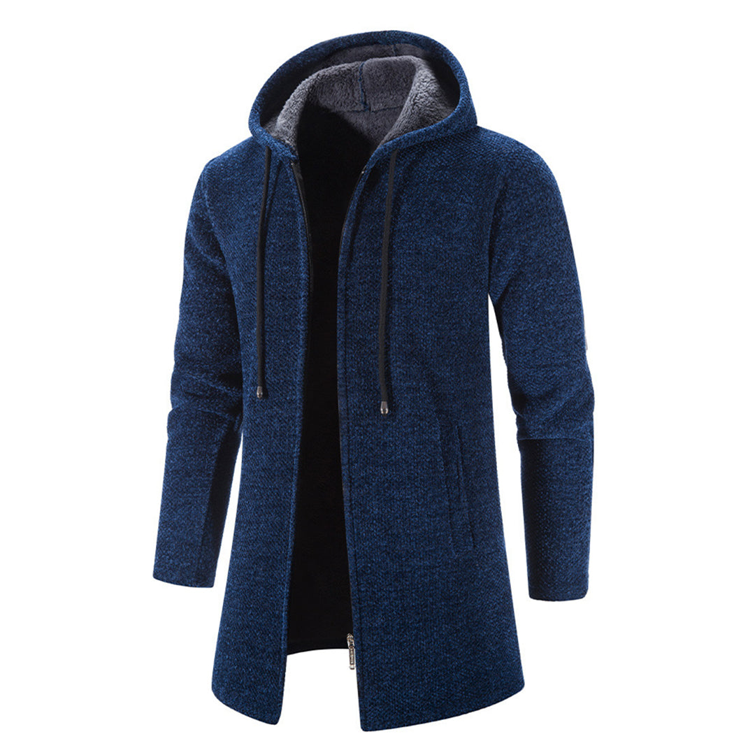 Manteau Long à Capuche pour Homme - Image 3