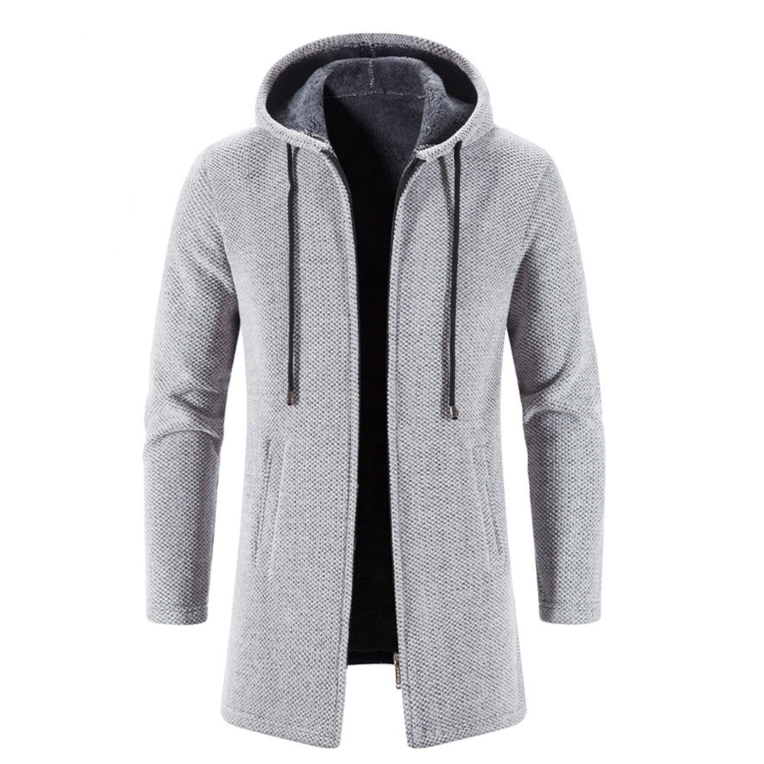 Manteau Long à Capuche pour Homme - Image 19