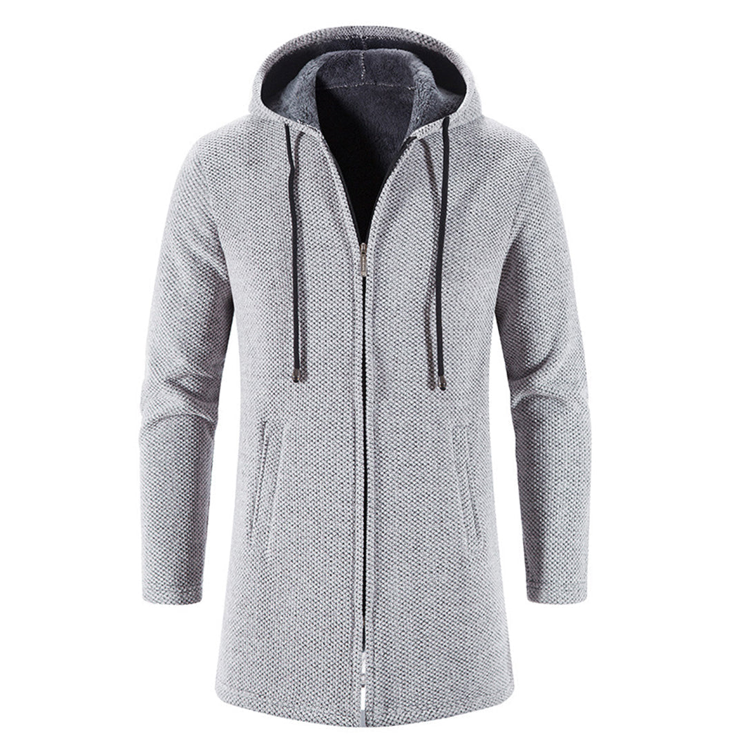 Manteau Long à Capuche pour Homme - Image 8