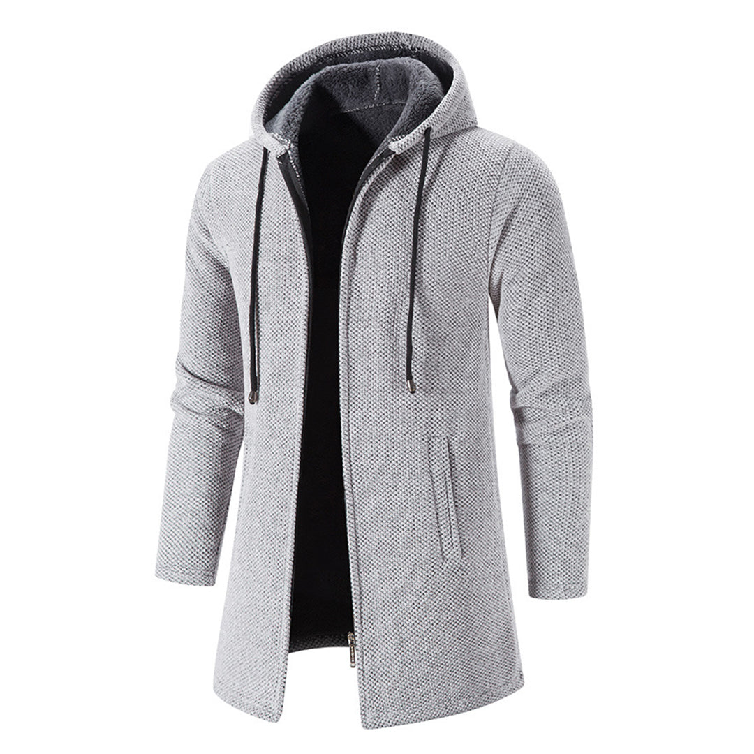 Manteau Long à Capuche pour Homme - Image 9