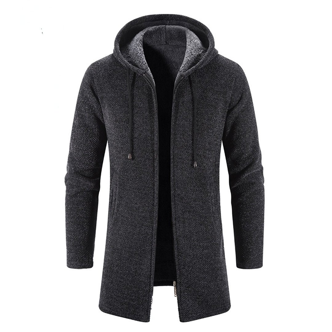 Manteau Long à Capuche pour Homme - Image 20