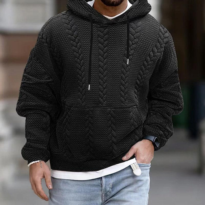 Sweat à capuche texturé pour homme - Image 6