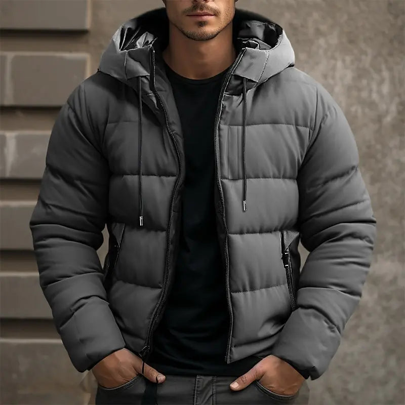 Veste matelassée à capuche pour homme - Image 3
