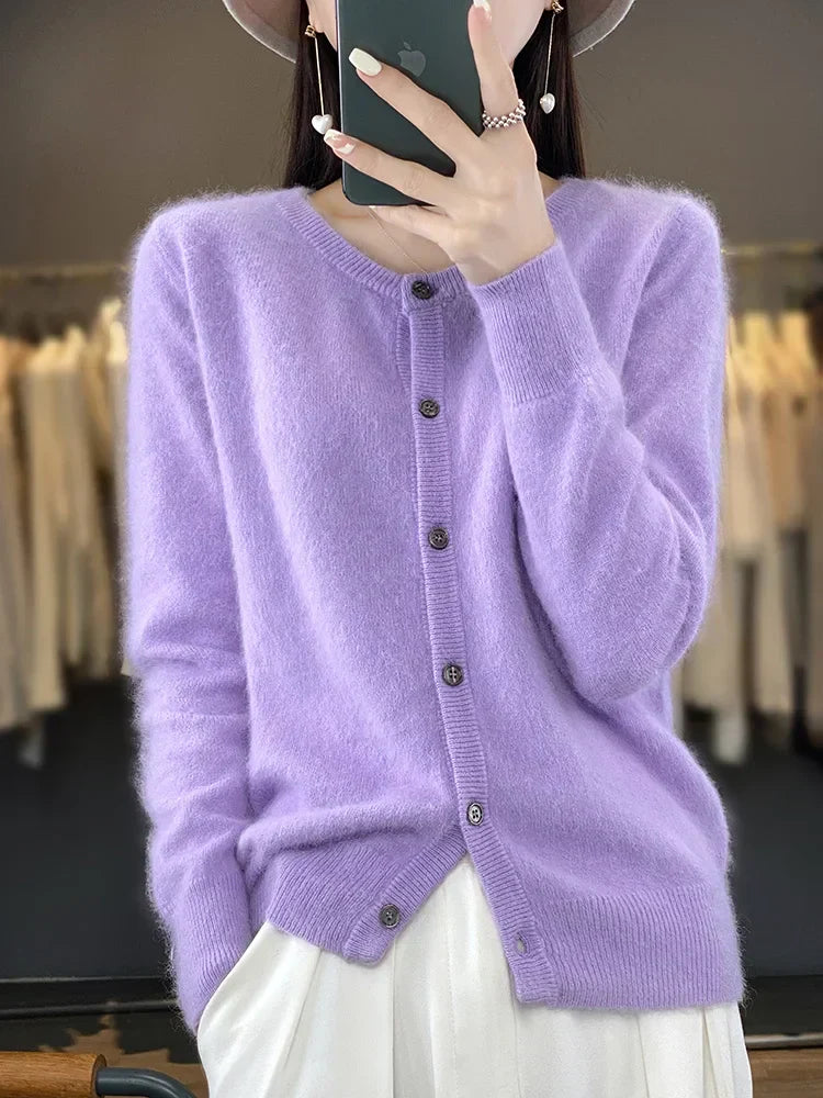 Cardigan Tricot Boutonné pour Femme - Image 5