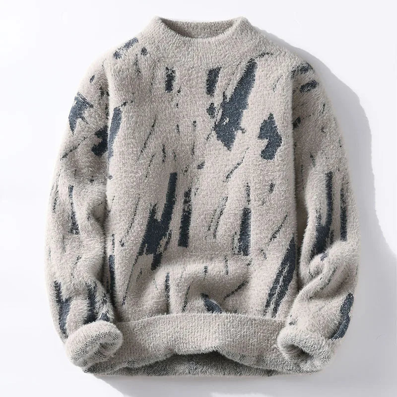 Pull Homme Imprimé Abstrait - Image 6