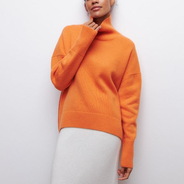 Pull ample à col roulé pour femme - Image 5