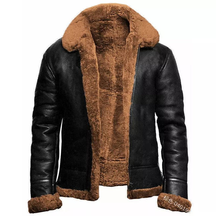 Veste Aviateur en Cuir pour Femme - Image 3