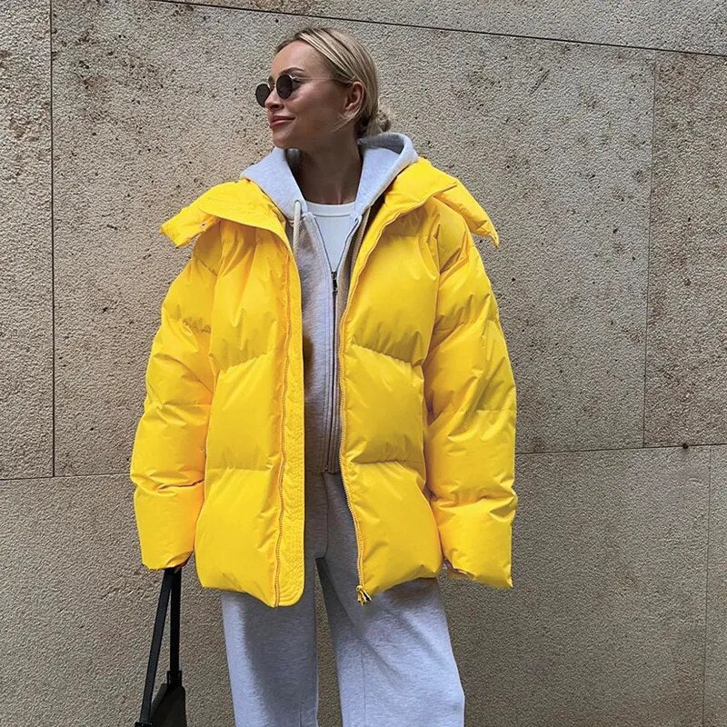 Doudoune Femme Oversize à Capuche - Image 1