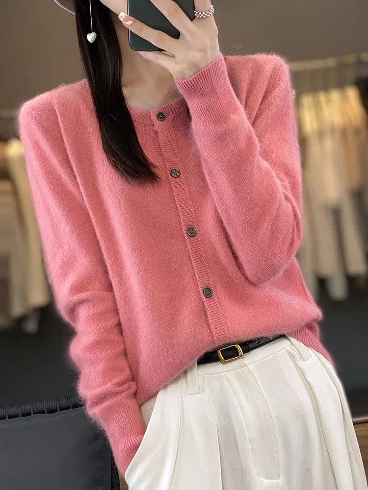 Cardigan Tricot Boutonné pour Femme - Image 8