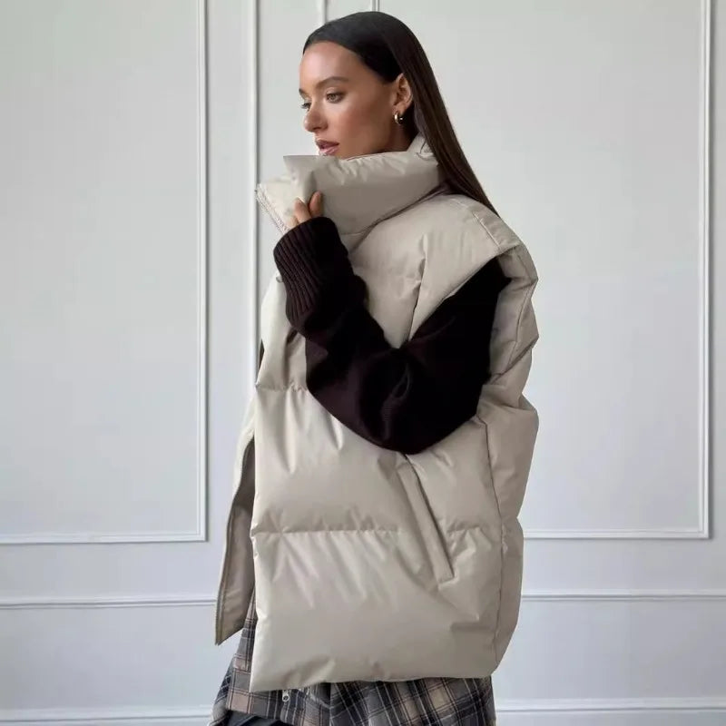 Veste matelassée sans manches pour femme - Image 6