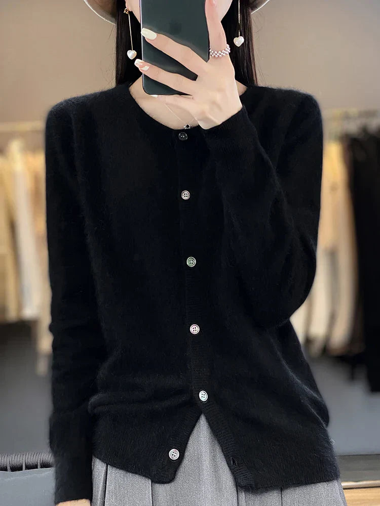 Cardigan Tricot Boutonné pour Femme - Image 13