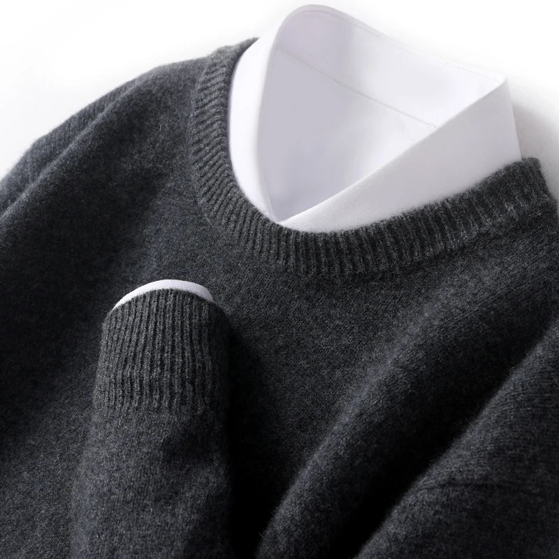 Pull Homme Col Rond Manches Longues - Image 14