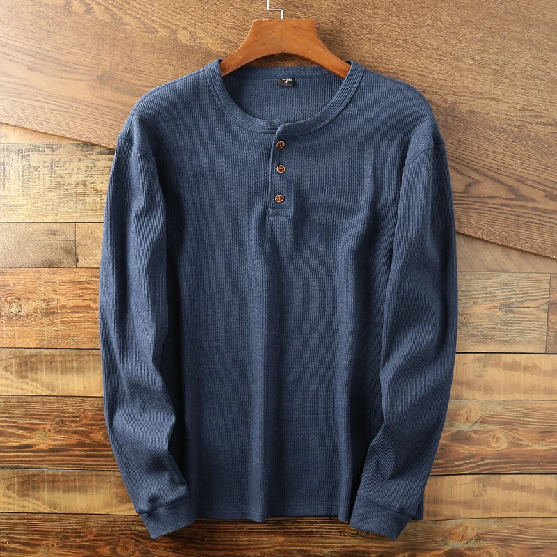 Pull Henley à Manches Longues pour Homme - Image 5