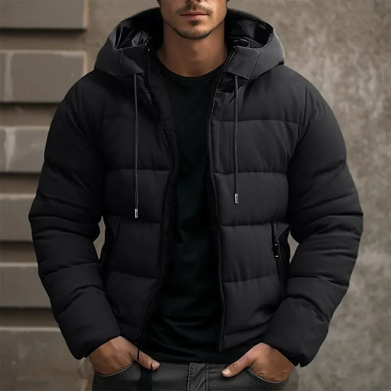 Veste matelassée à capuche pour homme - Image 2