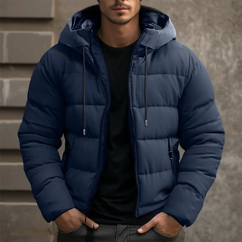 Veste matelassée à capuche pour homme - Image 1