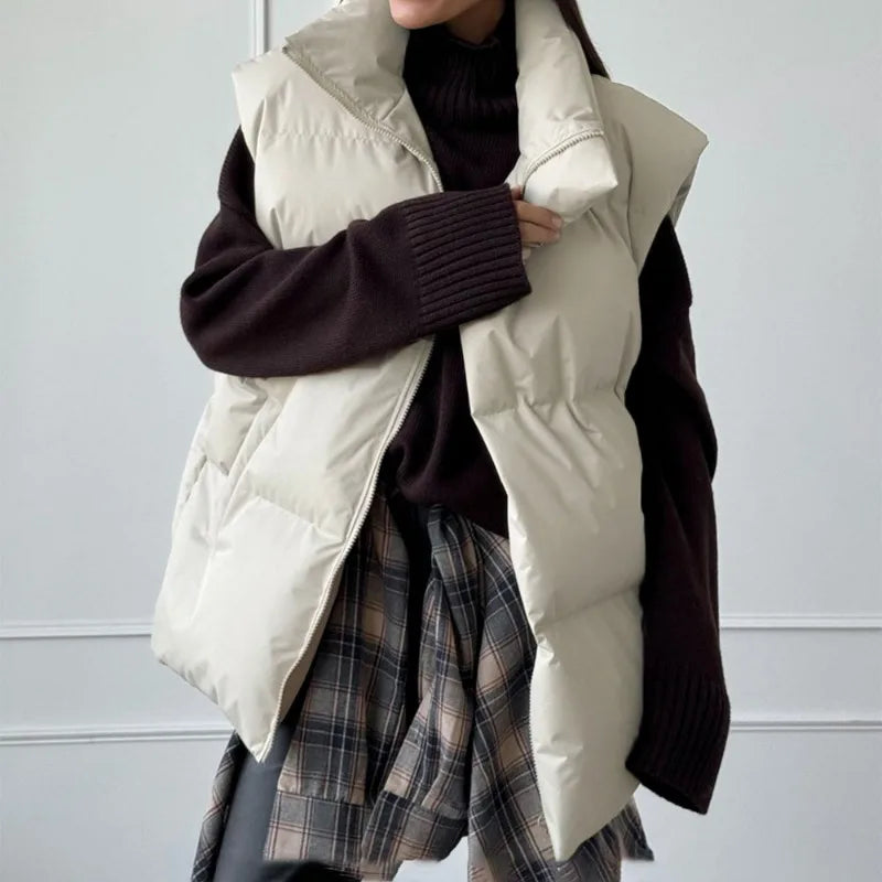 Veste matelassée sans manches pour femme - Image 7