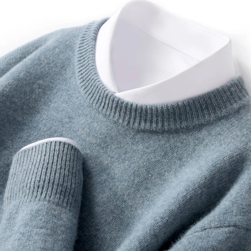Pull Homme Col Rond Manches Longues - Image 3
