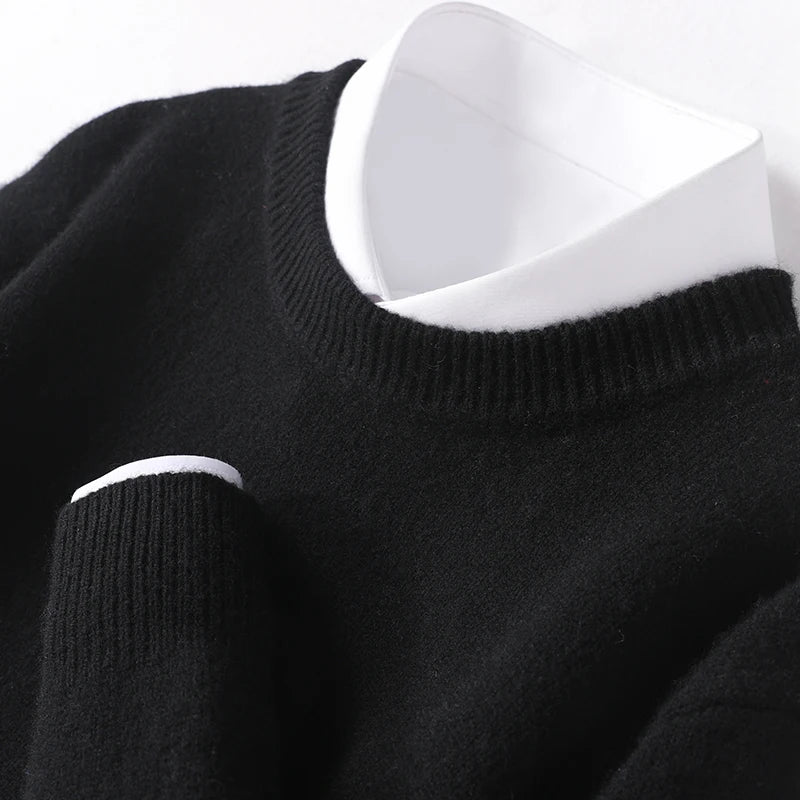 Pull Homme Col Rond Manches Longues - Image 10