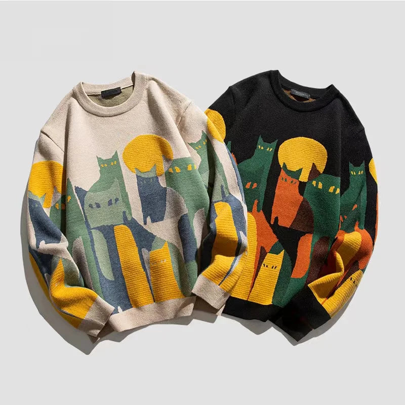 Pull Homme Col Rond Imprimé - Image 4