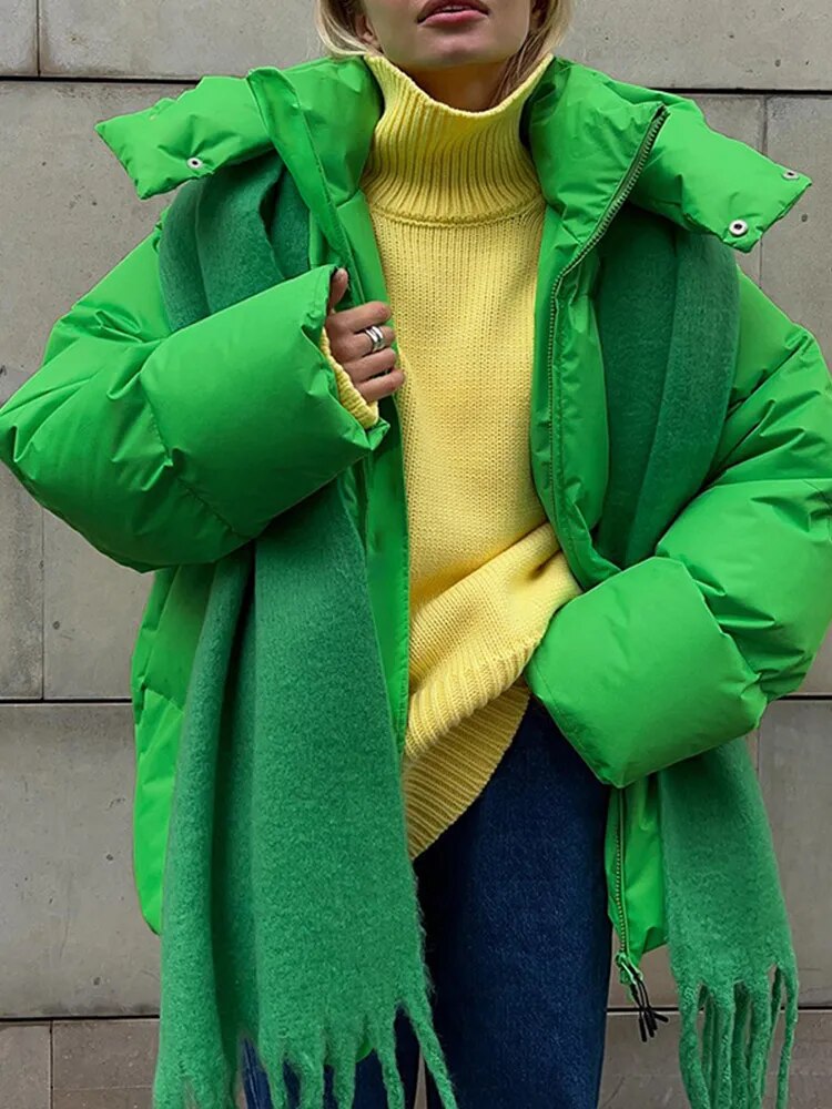 Doudoune Femme Oversize à Capuche - Image 8