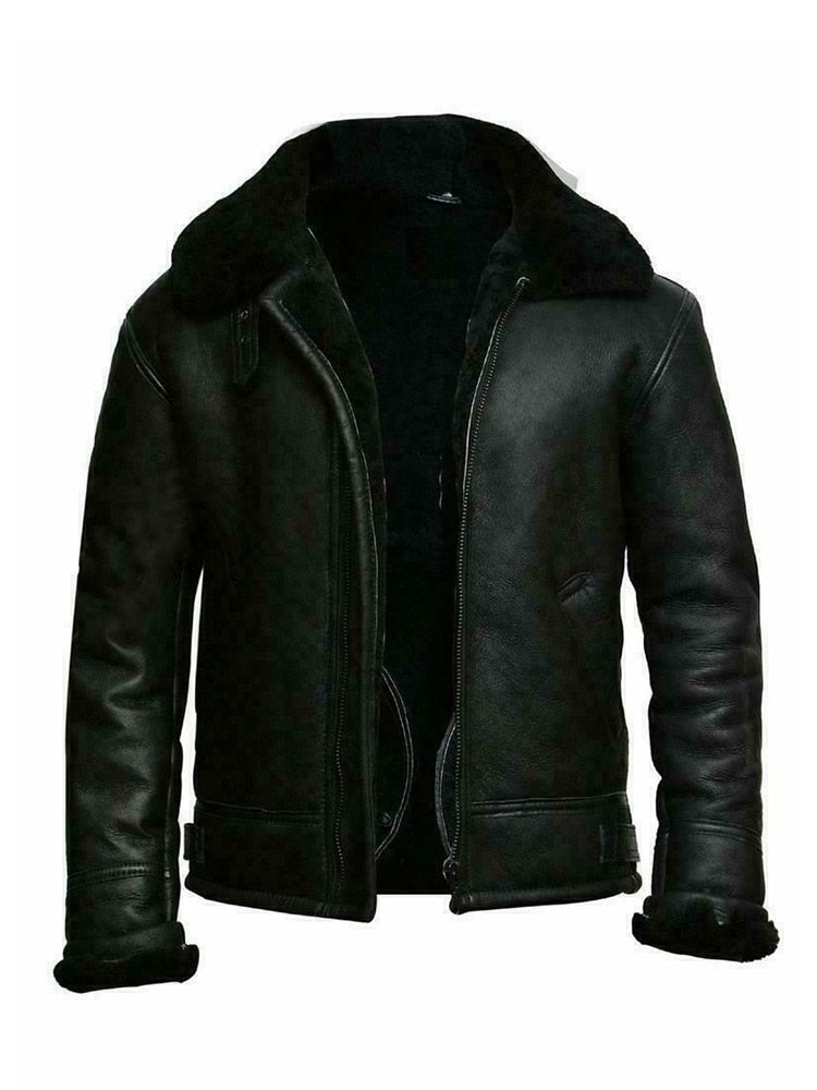 Veste Aviateur en Cuir pour Femme - Image 2
