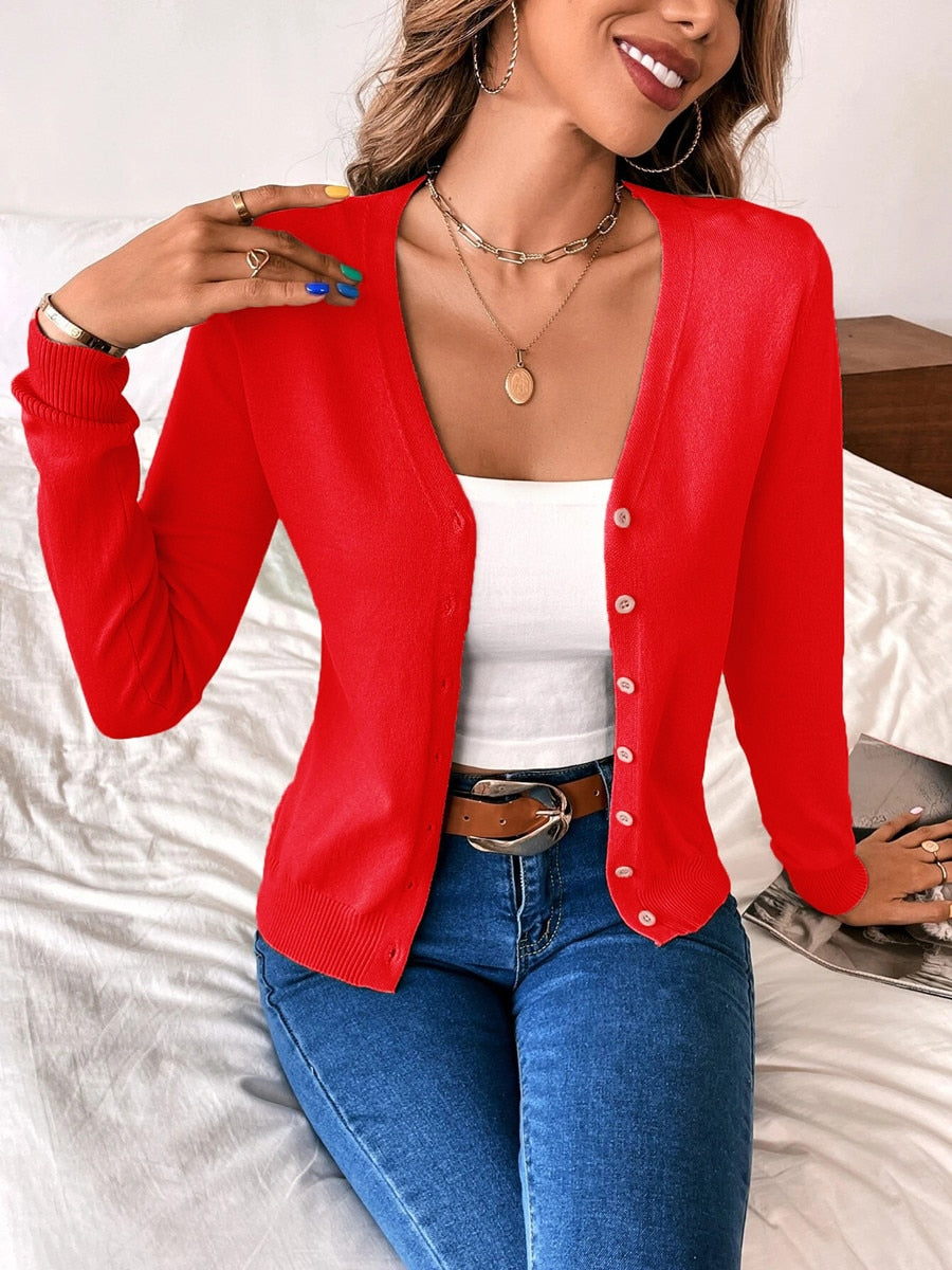 Cardigan Boutonné pour Femme - Image 10