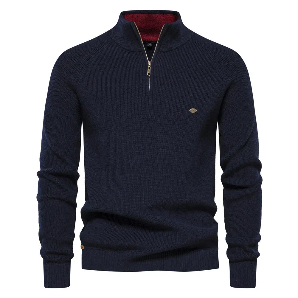 Pull Homme à Demi-Fermeture Éclair - Image 1