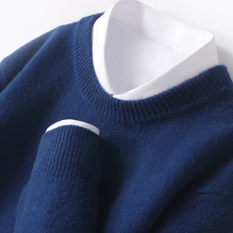 Pull Homme Col Rond Manches Longues - Image 12