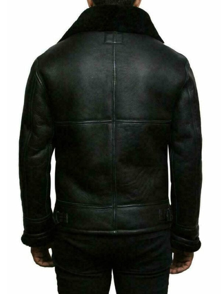 Veste Aviateur en Cuir pour Femme - Image 4