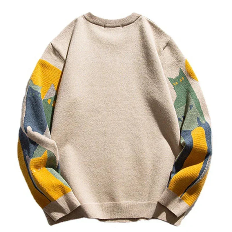 Pull Homme Col Rond Imprimé - Image 2