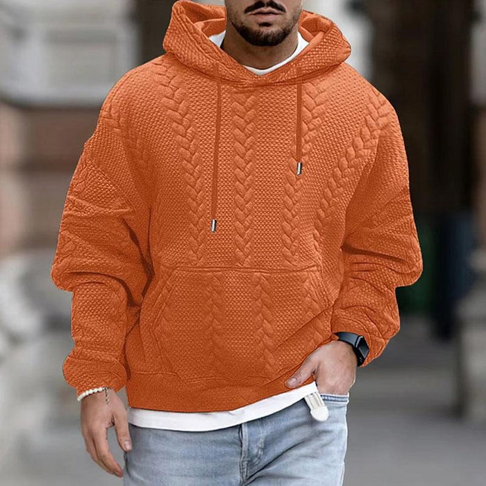 Sweat à capuche texturé pour homme - Image 3