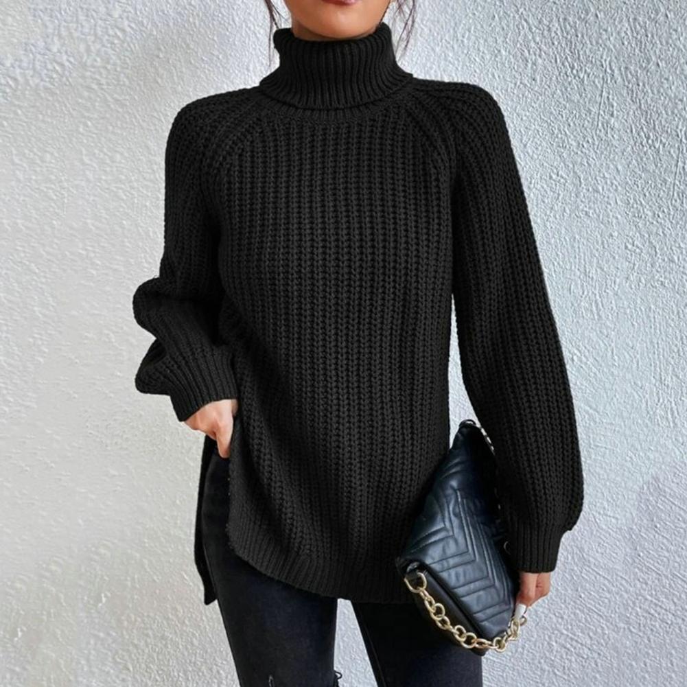 Pull en maille à manches longues pour femme - Image 5