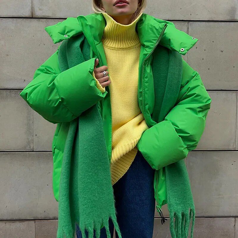 Doudoune Femme Oversize à Capuche - Image 10