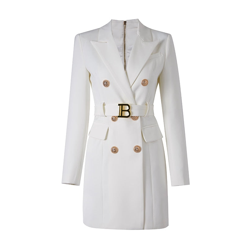 Manteau Mini Croisé Femme - Image 4