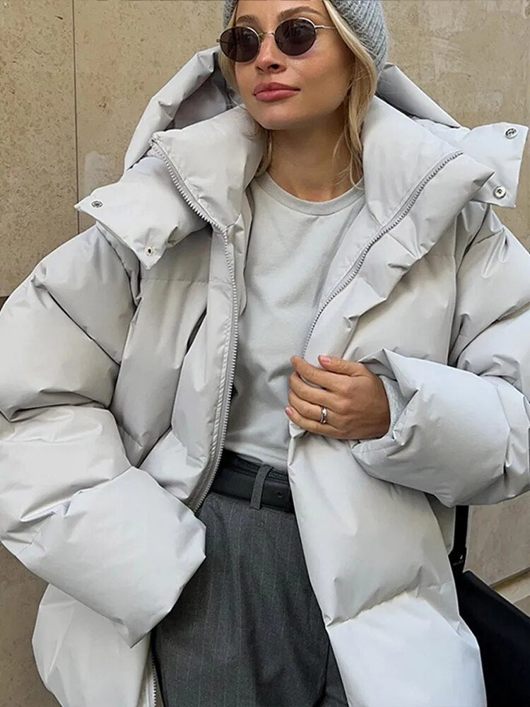 Doudoune Femme Oversize à Capuche - Image 5