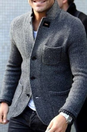 Veste Décontractée Boutonnée pour Homme - Image 1
